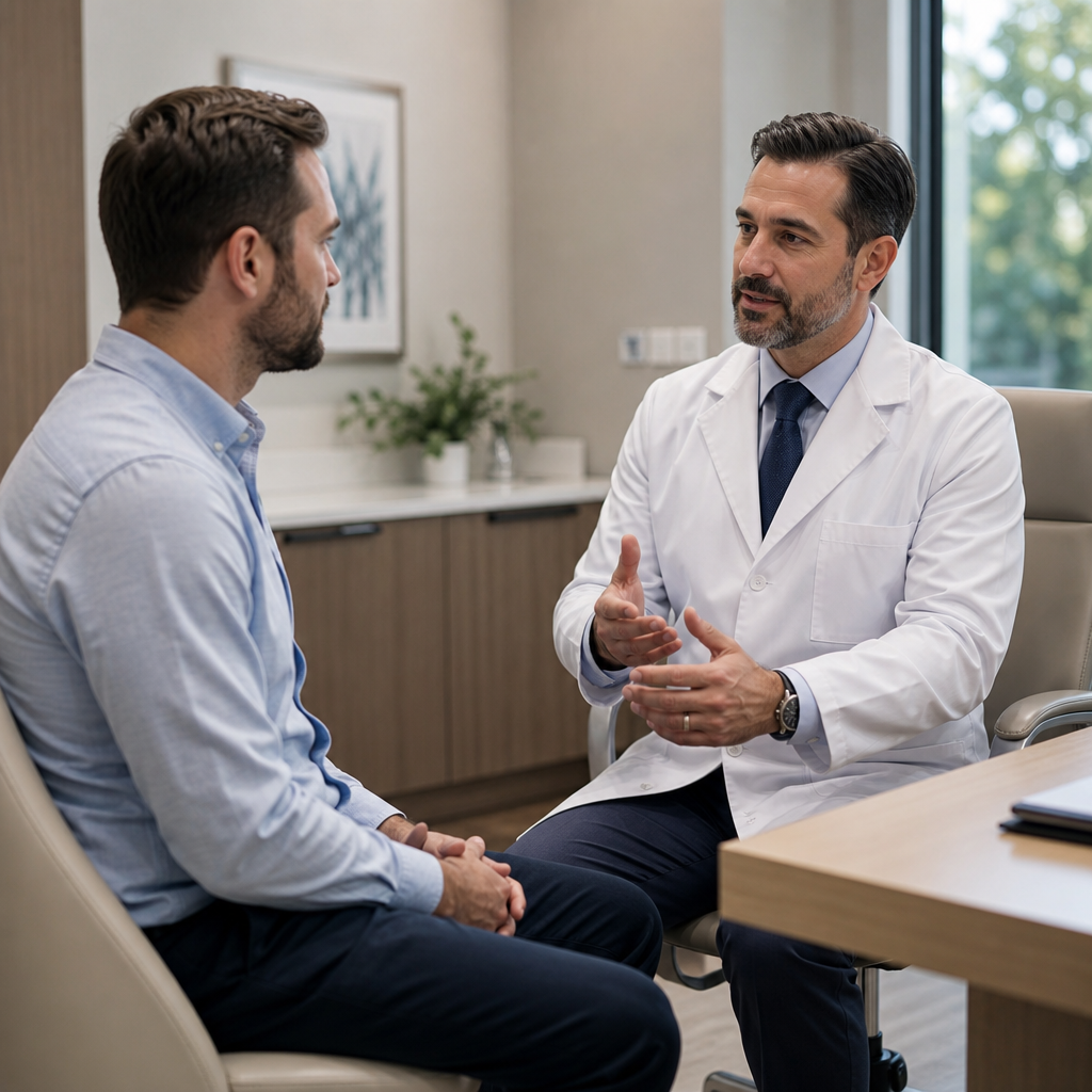 Medical Consultation in Modern Clinic