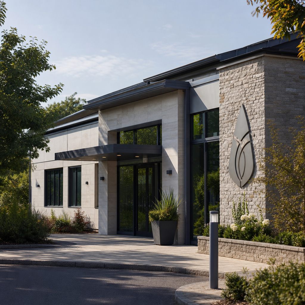 Modern Medical Facility with Urological Care Branding